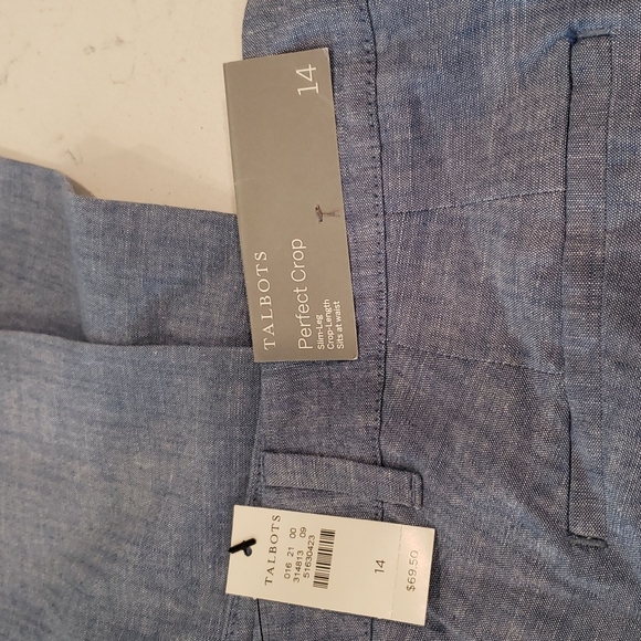 Talbots Pants - Talbots new with tags perfect crop, slim leg, crop length and sits qt waist